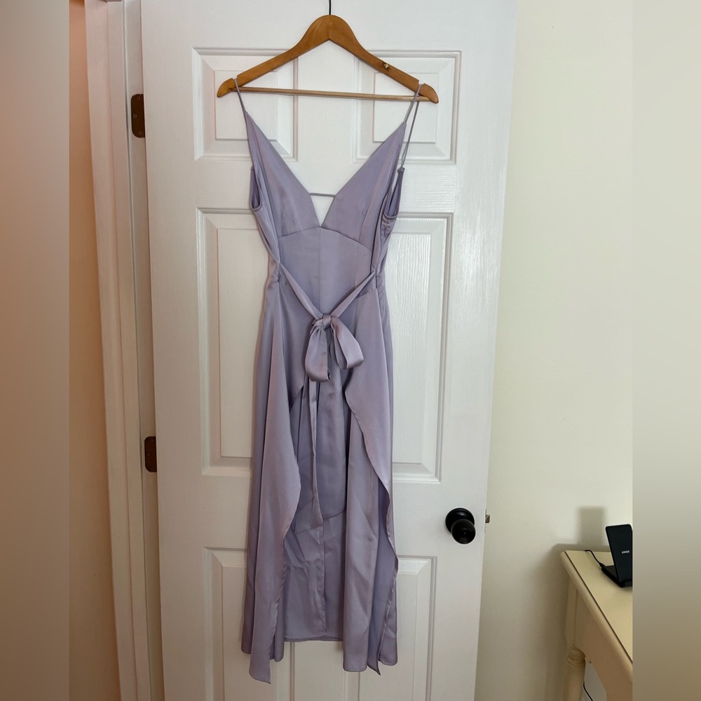 Elegant Lavender Evening Dress